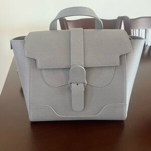 Senreve Gray Leather Bag